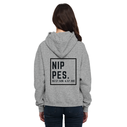 Nippes Koordinaten (großer Druck auf dem Rücken) - Basic Unisex Hoodie