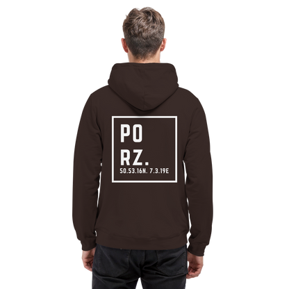 Porz Koordinaten (großer Druck Rücken) - Basic Unisex Hoodie