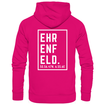 Ehrenfeld Koordinaten (großer Druck auf dem Rücken) - Basic Unisex Hoodie