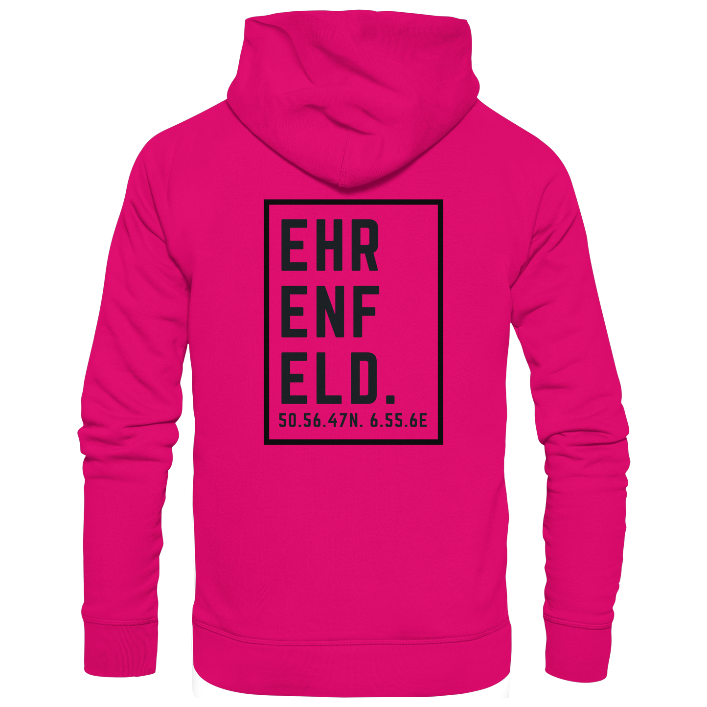 Ehrenfeld Koordinaten (großer Druck auf dem Rücken) - Basic Unisex Hoodie
