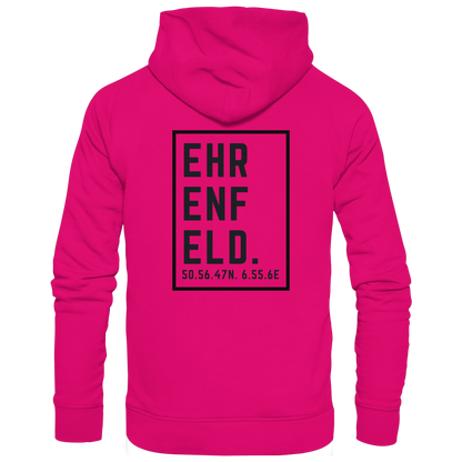 Ehrenfeld Koordinaten (großer Druck auf dem Rücken) - Basic Unisex Hoodie