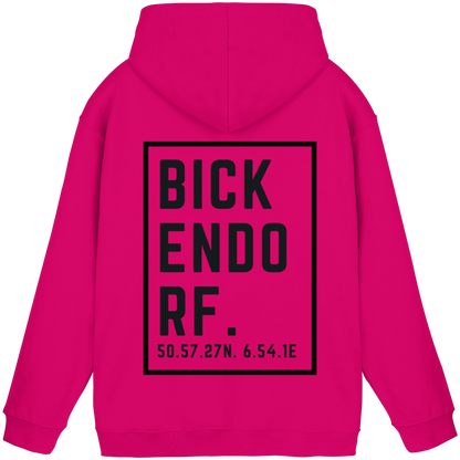 Bickendorf Koordinaten (großer Druck auf dem Rücken) - Basic Unisex Hoodie