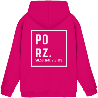 Porz Koordinaten (großer Druck Rücken) - Basic Unisex Hoodie