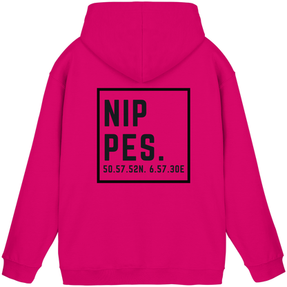 Nippes Koordinaten (großer Druck auf dem Rücken) - Basic Unisex Hoodie
