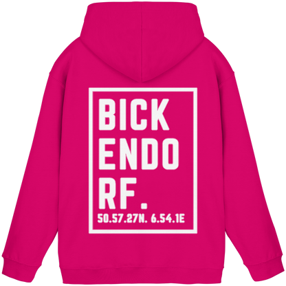 Bickendorf Koordinaten (großer Druck auf dem Rücken) - Basic Unisex Hoodie