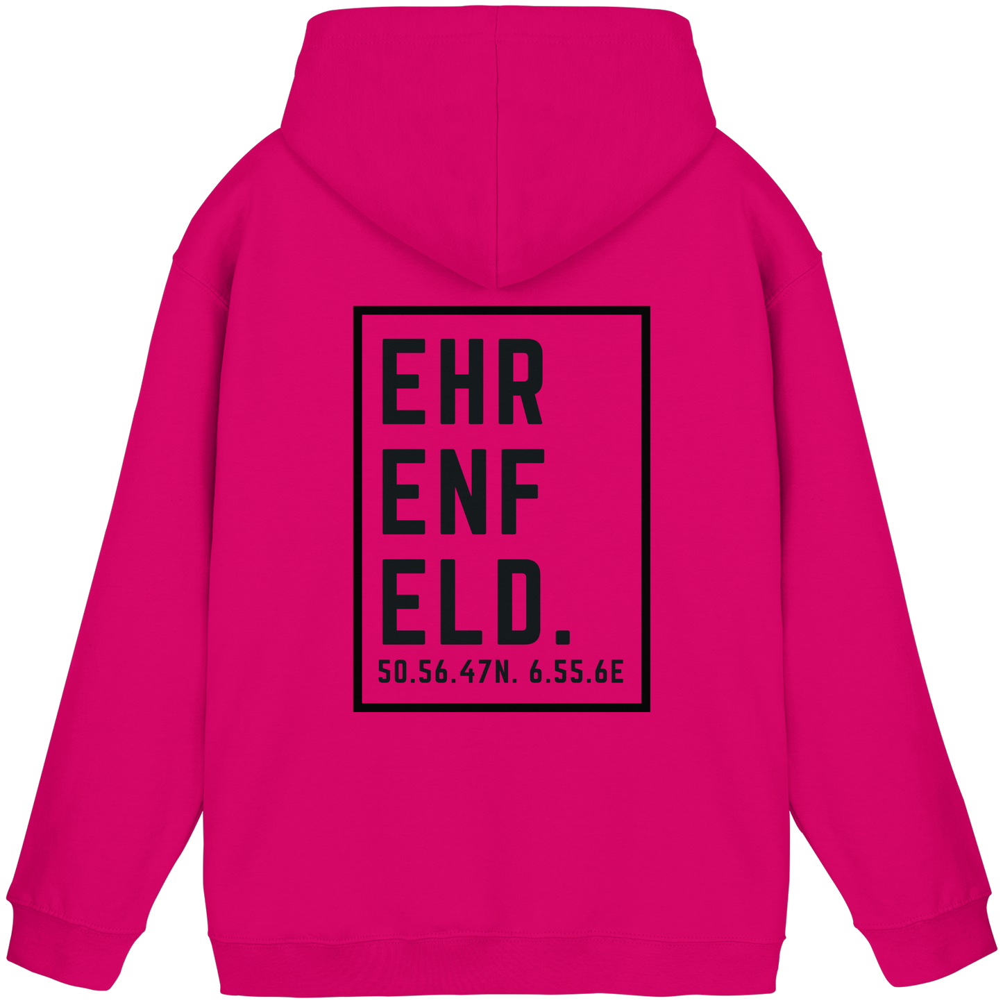 Ehrenfeld Koordinaten (großer Druck auf dem Rücken) - Basic Unisex Hoodie