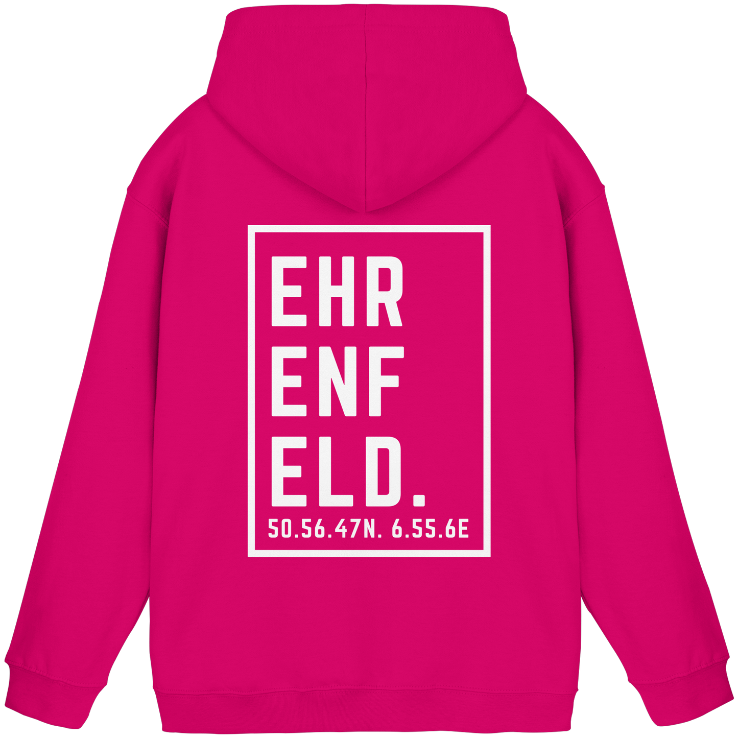 Ehrenfeld Koordinaten (großer Druck auf dem Rücken) - Basic Unisex Hoodie