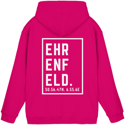 Ehrenfeld Koordinaten (großer Druck auf dem Rücken) - Basic Unisex Hoodie