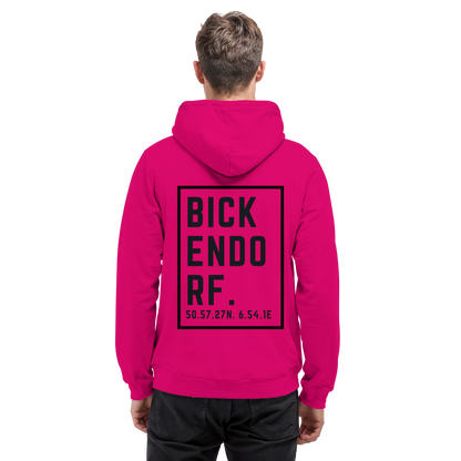 Bickendorf Koordinaten (großer Druck auf dem Rücken) - Basic Unisex Hoodie