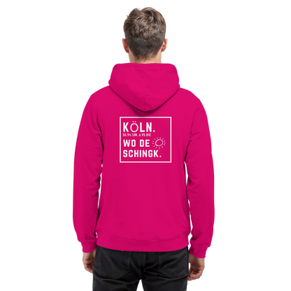 Wo de Sonn schingk - Köln Druck Rücken  - Basic Unisex Hoodie