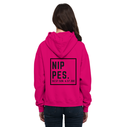 Nippes Koordinaten (großer Druck auf dem Rücken) - Basic Unisex Hoodie