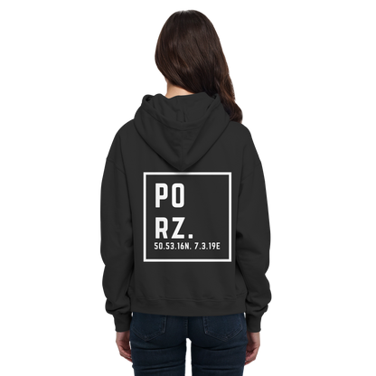 Porz Koordinaten (großer Druck Rücken) - Basic Unisex Hoodie