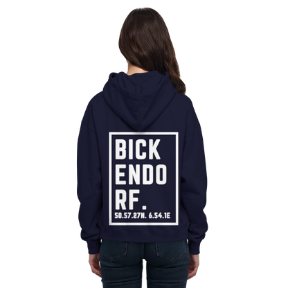 Bickendorf Koordinaten (großer Druck auf dem Rücken) - Basic Unisex Hoodie