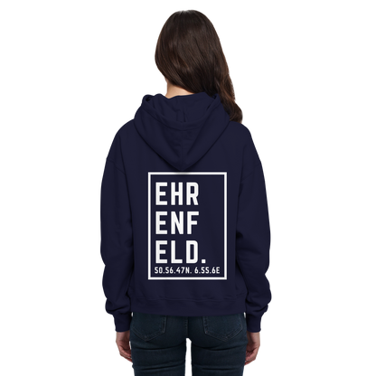Ehrenfeld Koordinaten (großer Druck auf dem Rücken) - Basic Unisex Hoodie