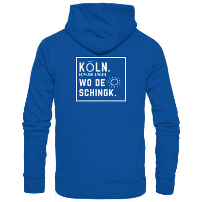 Wo de Sonn schingk - Köln Druck Rücken  - Basic Unisex Hoodie