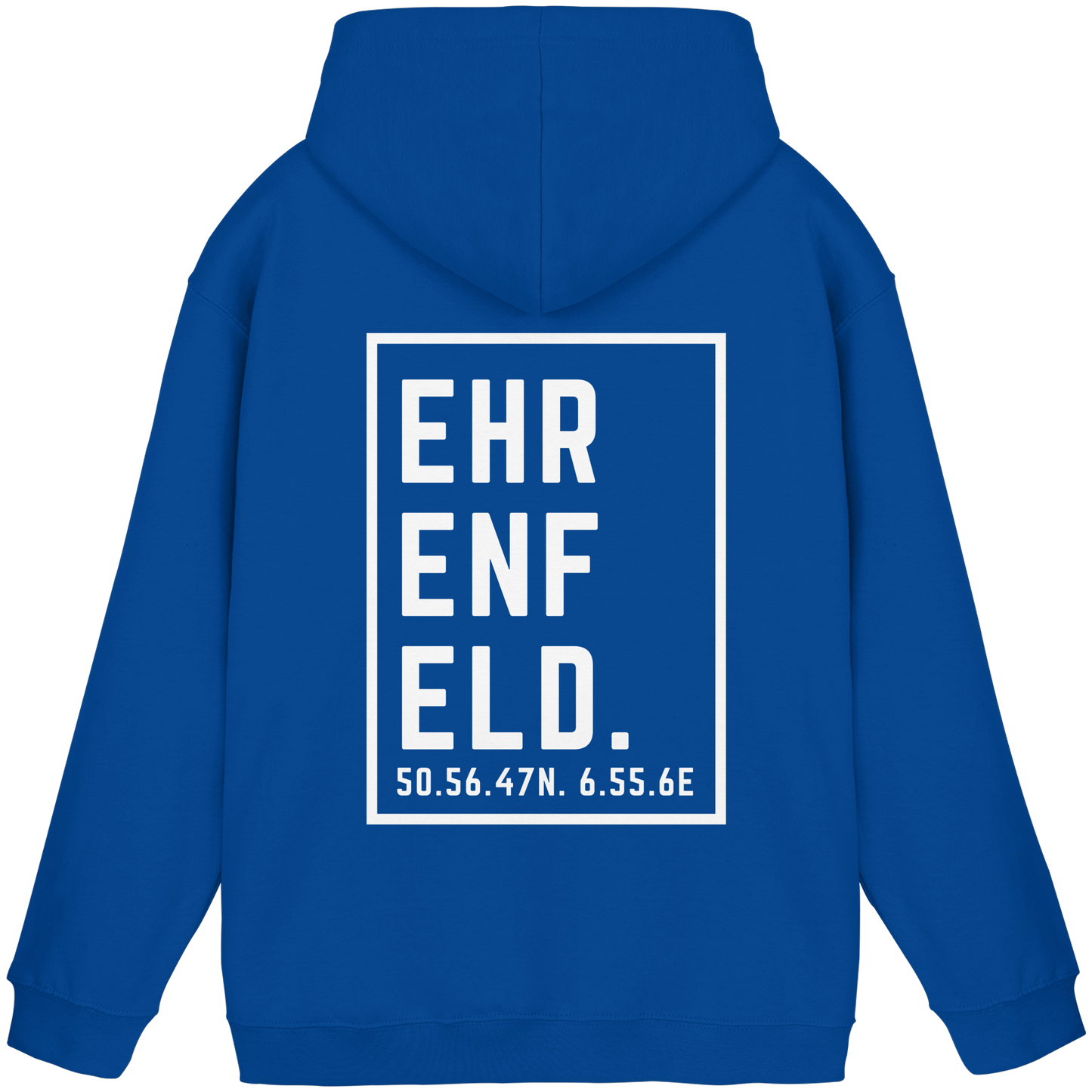 Ehrenfeld Koordinaten (großer Druck auf dem Rücken) - Basic Unisex Hoodie
