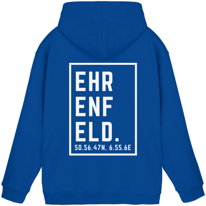 Ehrenfeld Koordinaten (großer Druck auf dem Rücken) - Basic Unisex Hoodie
