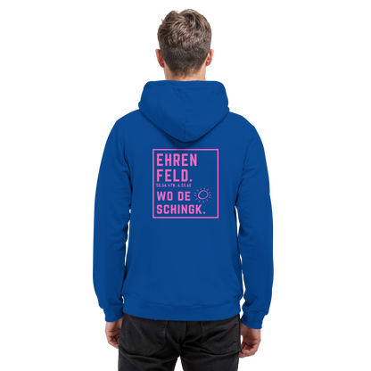 Wo de Sonn schingk - Ehrenfeld Druck Rücken  - Basic Unisex Hoodie
