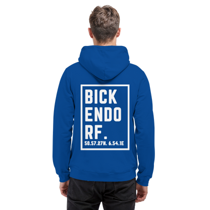 Bickendorf Koordinaten (großer Druck auf dem Rücken) - Basic Unisex Hoodie