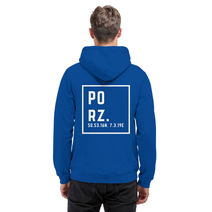Porz Koordinaten (großer Druck Rücken) - Basic Unisex Hoodie