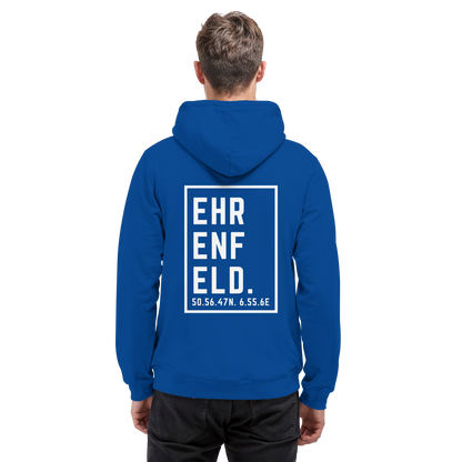Ehrenfeld Koordinaten (großer Druck auf dem Rücken) - Basic Unisex Hoodie