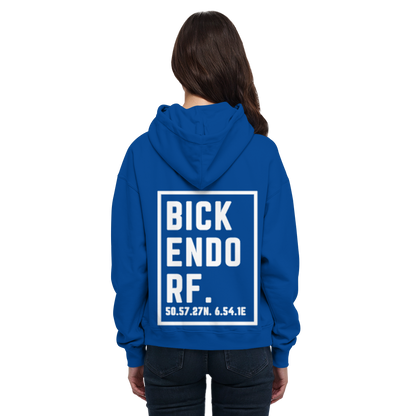 Bickendorf Koordinaten (großer Druck auf dem Rücken) - Basic Unisex Hoodie