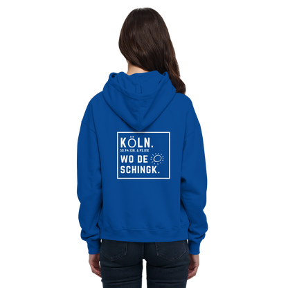 Wo de Sonn schingk - Köln Druck Rücken  - Basic Unisex Hoodie