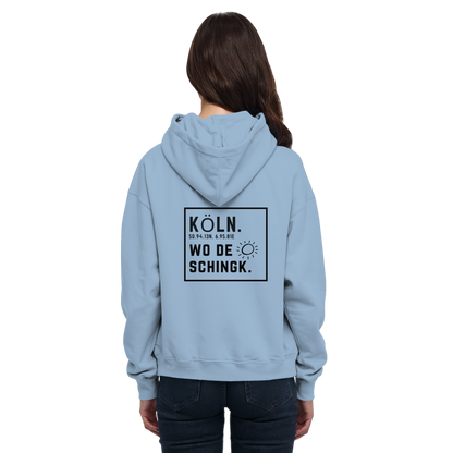 Wo de Sonn schingk - Köln Druck Rücken  - Basic Unisex Hoodie