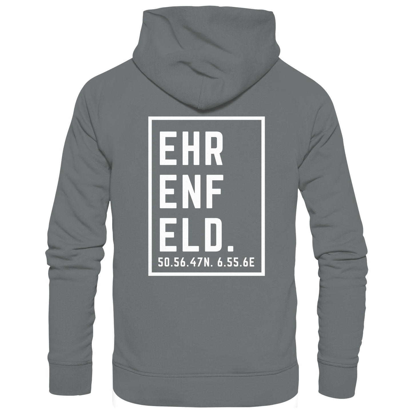 Ehrenfeld Koordinaten (großer Druck auf dem Rücken) - Basic Unisex Hoodie