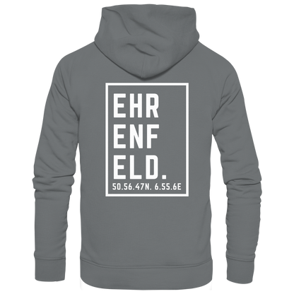Ehrenfeld Koordinaten (großer Druck auf dem Rücken) - Basic Unisex Hoodie
