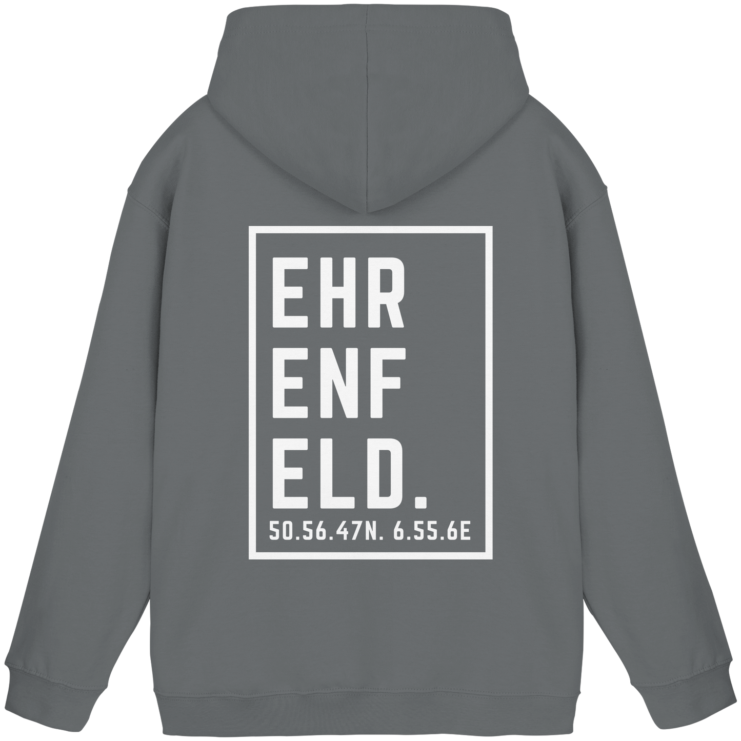 Ehrenfeld Koordinaten (großer Druck auf dem Rücken) - Basic Unisex Hoodie