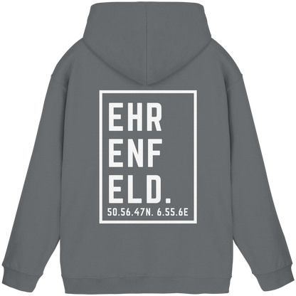 Ehrenfeld Koordinaten (großer Druck auf dem Rücken) - Basic Unisex Hoodie