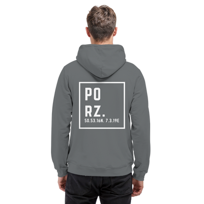 Porz Koordinaten (großer Druck Rücken) - Basic Unisex Hoodie