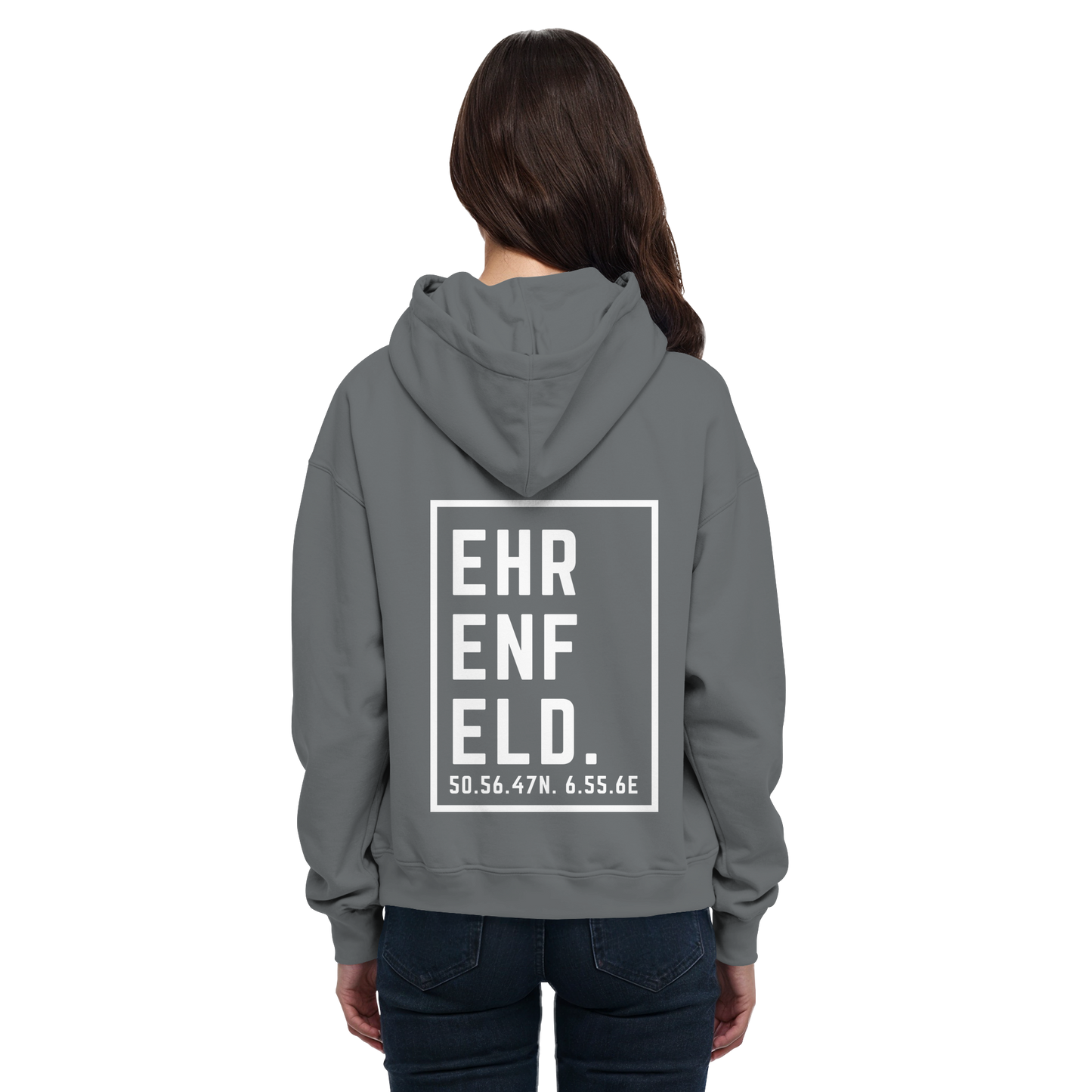 Ehrenfeld Koordinaten (großer Druck auf dem Rücken) - Basic Unisex Hoodie