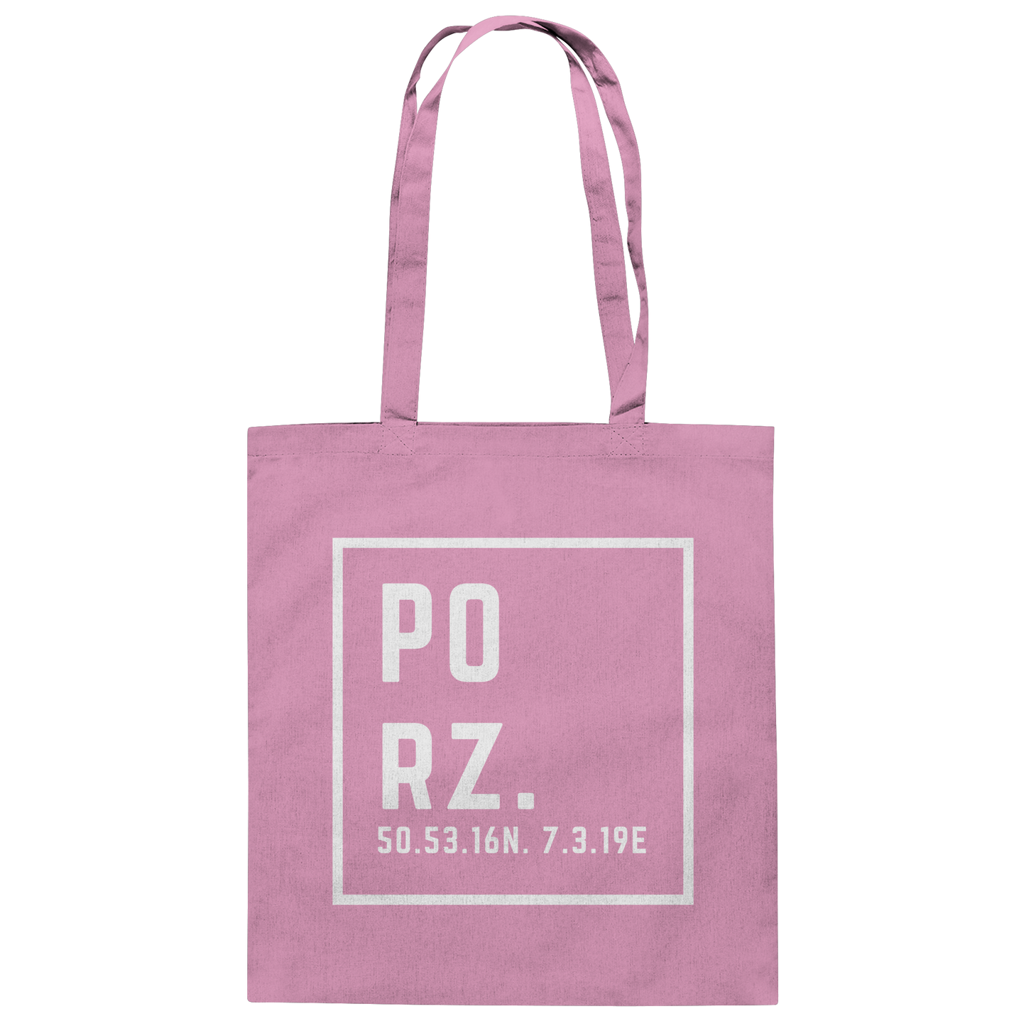 Porz Koordinaten (Druck)  - Baumwolltasche