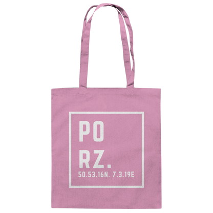 Porz Koordinaten (Druck)  - Baumwolltasche