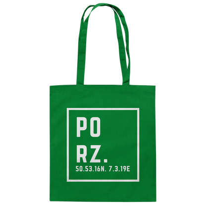 Porz Koordinaten (Druck)  - Baumwolltasche