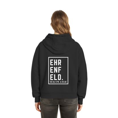 Ehrenfeld Koordinaten (großer Druck auf dem Rücken) - Fluffy Boxcut Zipper