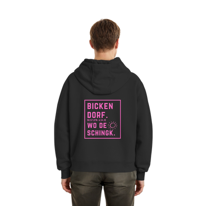 Wo de Sonn schingk - Bickendorf Druck Rücken - Fluffy Boxcut Zipper