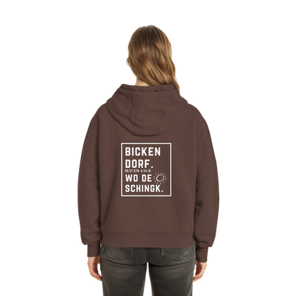 Wo de Sonn schingk - Bickendorf Druck Rücken - Fluffy Boxcut Zipper