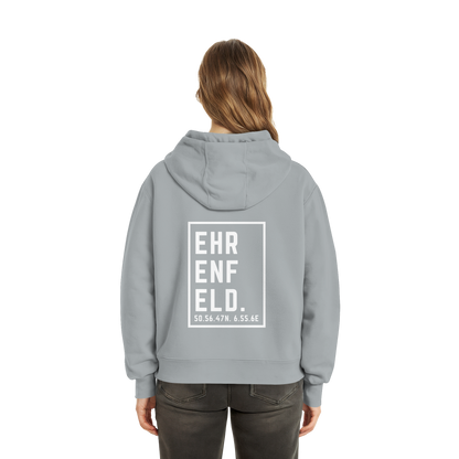 Ehrenfeld Koordinaten (großer Druck auf dem Rücken) - Fluffy Boxcut Zipper