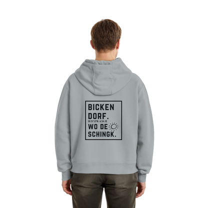 Wo de Sonn schingk - Bickendorf Druck Rücken - Fluffy Boxcut Zipper