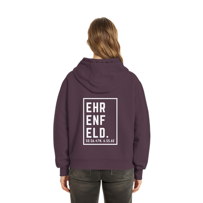 Ehrenfeld Koordinaten (großer Druck auf dem Rücken) - Fluffy Boxcut Zipper