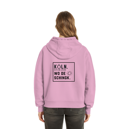 Wo de Sonn schingk - Köln Druck Rücken  - Fluffy Boxcut Zipper