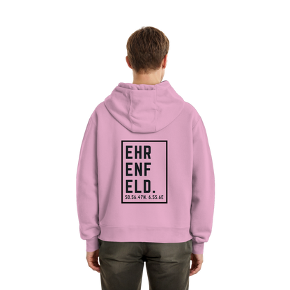 Ehrenfeld Koordinaten (großer Druck auf dem Rücken) - Fluffy Boxcut Zipper