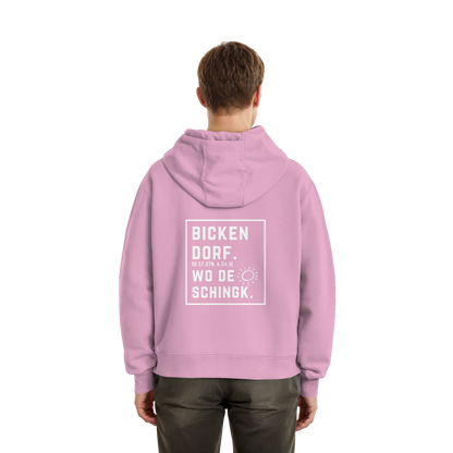 Wo de Sonn schingk - Bickendorf Druck Rücken - Fluffy Boxcut Zipper