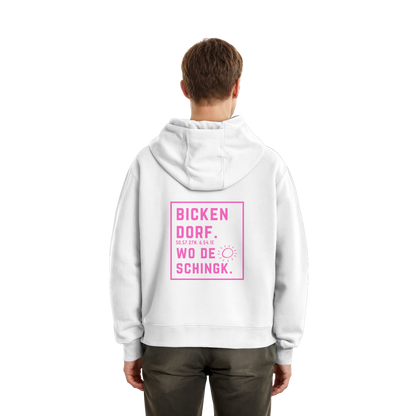 Wo de Sonn schingk - Bickendorf Druck Rücken - Fluffy Boxcut Zipper