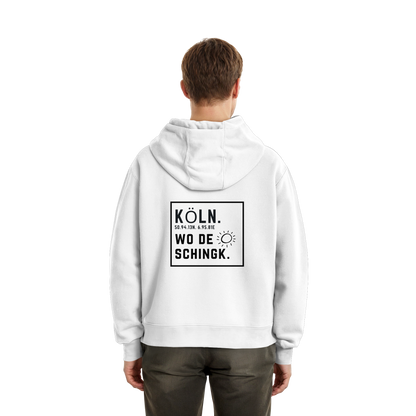 Wo de Sonn schingk - Köln Druck Rücken  - Fluffy Boxcut Zipper