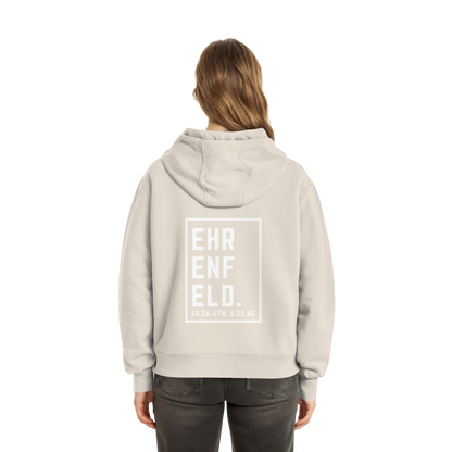 Ehrenfeld Koordinaten (großer Druck auf dem Rücken) - Fluffy Boxcut Zipper