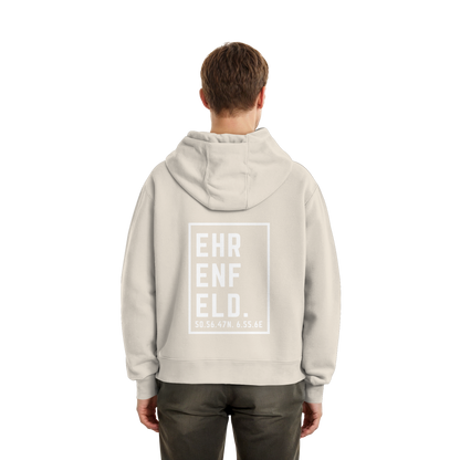 Ehrenfeld Koordinaten (großer Druck auf dem Rücken) - Fluffy Boxcut Zipper